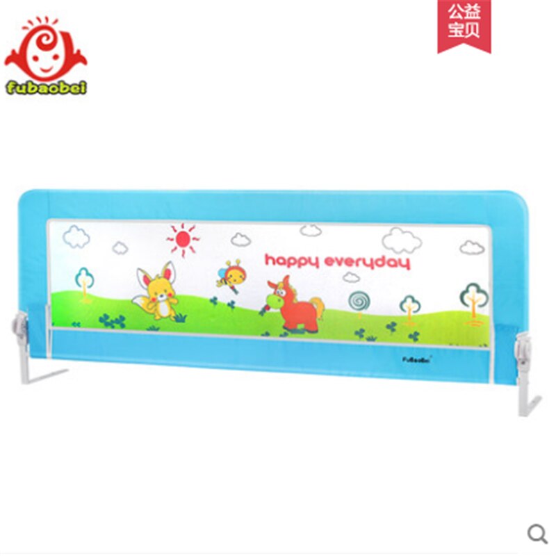 Valla de cama para niños, barandilla de cuna, barra de cama para bebé, cerca de 1,8, bloque de cama resistente a roturas de 2 m