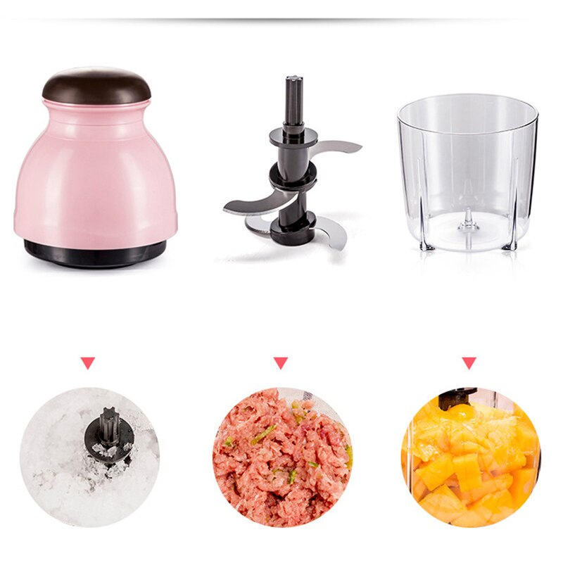 Blender Portable Fruit Juice Maker 220V Multifunction Meat Mixer Smoothies Blender Vegetable Juicer Baby Food Mixer Machine