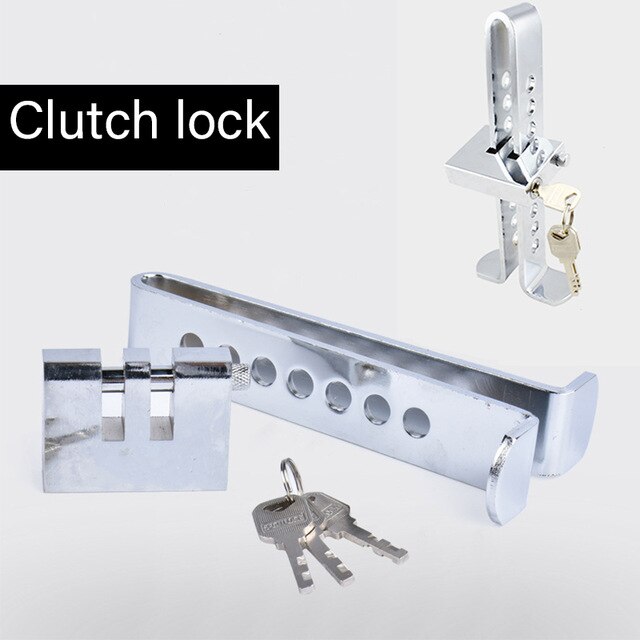 Overe 1Set Car Clutch Brake Lock Safety Lock Tool Stainless Anti-theft Device For Kia Rio Ceed Cerato Sorento Mazda CX-7 6: Default Title