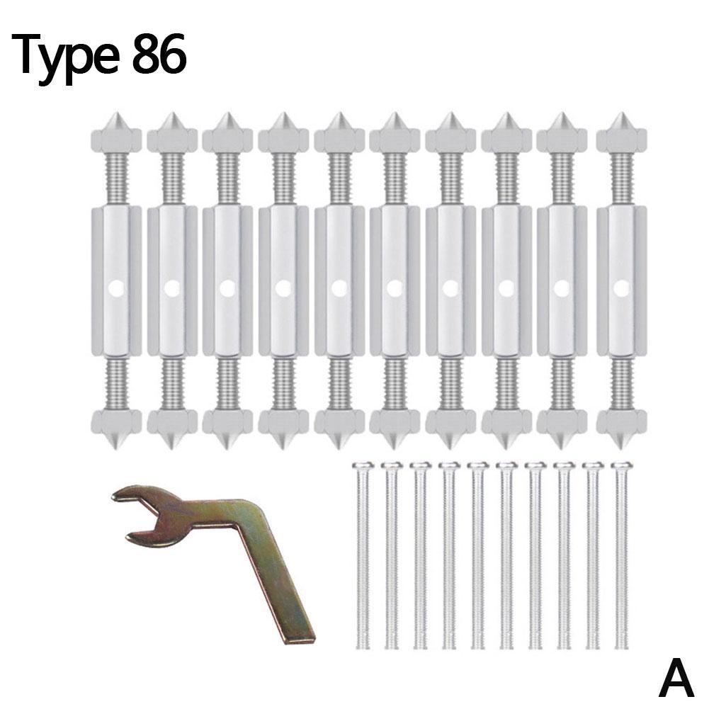Interruttore di riparazione scatola elettrica presa viti a cassetta asta di supporto montaggio a parete scatola interruttori riparazione strumento accessori elettrici fissi: genere 86