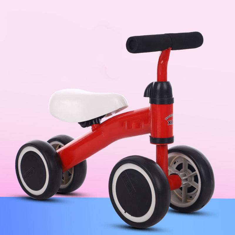 Children Ride On Toys Balance Bike Three Wheels Tricycle toy For Kid Bicycle Baby Walker For 1 to 3 Years Old Child Best: red