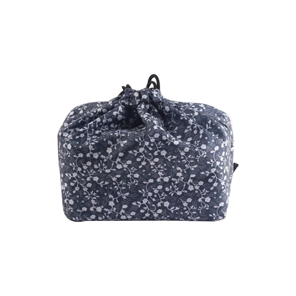 Bedrukte, thermisch geïsoleerde, draagbare schoolpicknick-tas met trekkoord in japanse stijl, bento-tas, voedselopslag, lunchtas, stoffen koeltas: 8