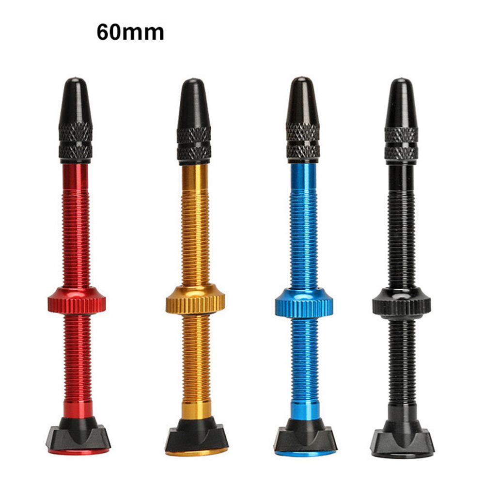 Embout de Valve Presta sans chambre à air pour vélo de route, 40mm 60mm, adaptateur de Valve français, capuchon de noyau de Valve de cyclisme