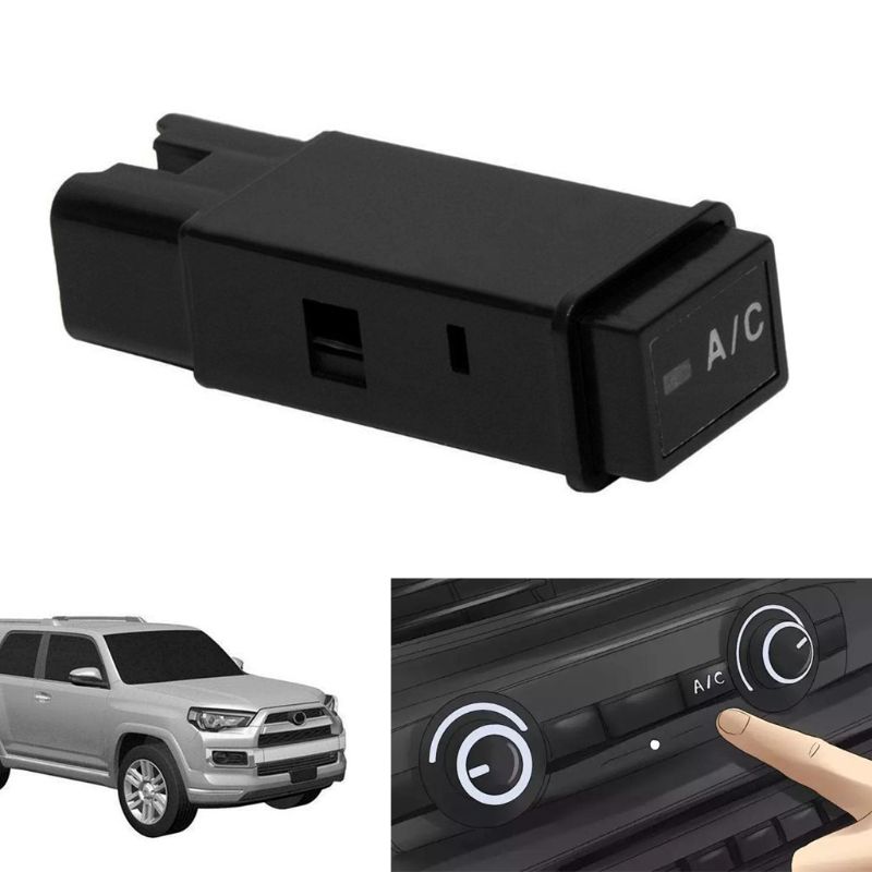 1 Pc A/C Air Con System Push Button Switch For Toyota RAV4 Tacoma 4Runner Pickup