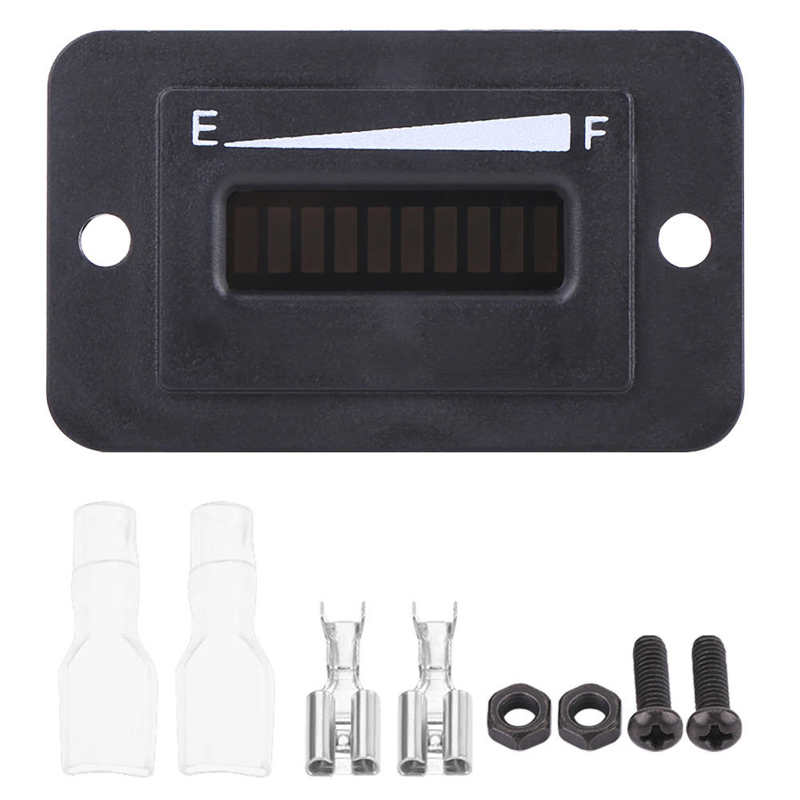 12V/24V/36V/48V LED Digital Battery Indicator Meter Gauge for Cart