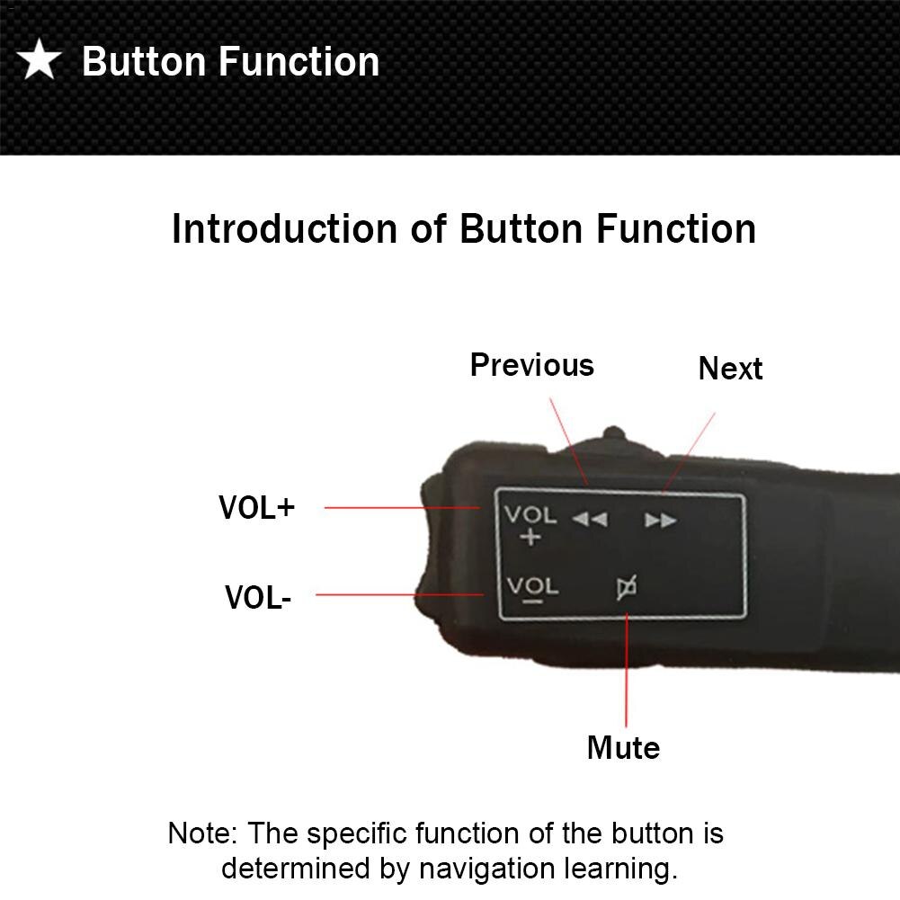 Auto Stuurwiel Knop Afstandsbediening Lichten Auto Navigatie DVD 2 Din voor Android Bluetooth Draadloze Universele Afstandsbediening