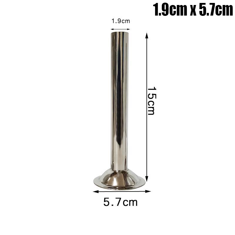5.7/7.5/8,9 cm Basis Wurst Rohr Füller Trichter Durchmesser 1,2 cm 1,9 cm 3,2 cm Verkaufsstellen Wurst gehäbenutzen Fleisch Kleine Zubehör 3pc: 5.7cm SS x1.9cm