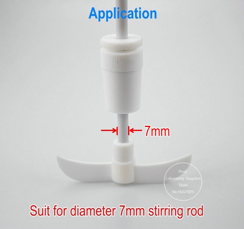 Tapón de teflón PTFE de laboratorio 14/19/24/29/34/40/45/50 # apto para varilla de estrás PTFE, tope sólido, agitador a juego
