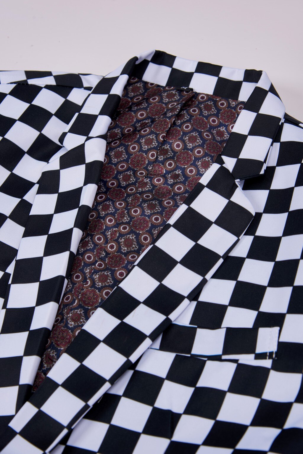 Męnarty czarno-biały garnitur z nadrukiem w kratkę mężczyźni dopasowany przylegający garnitur zestaw marynarki kostium piosenkarza Mariage zwykły nocna impreza bar płaszcz