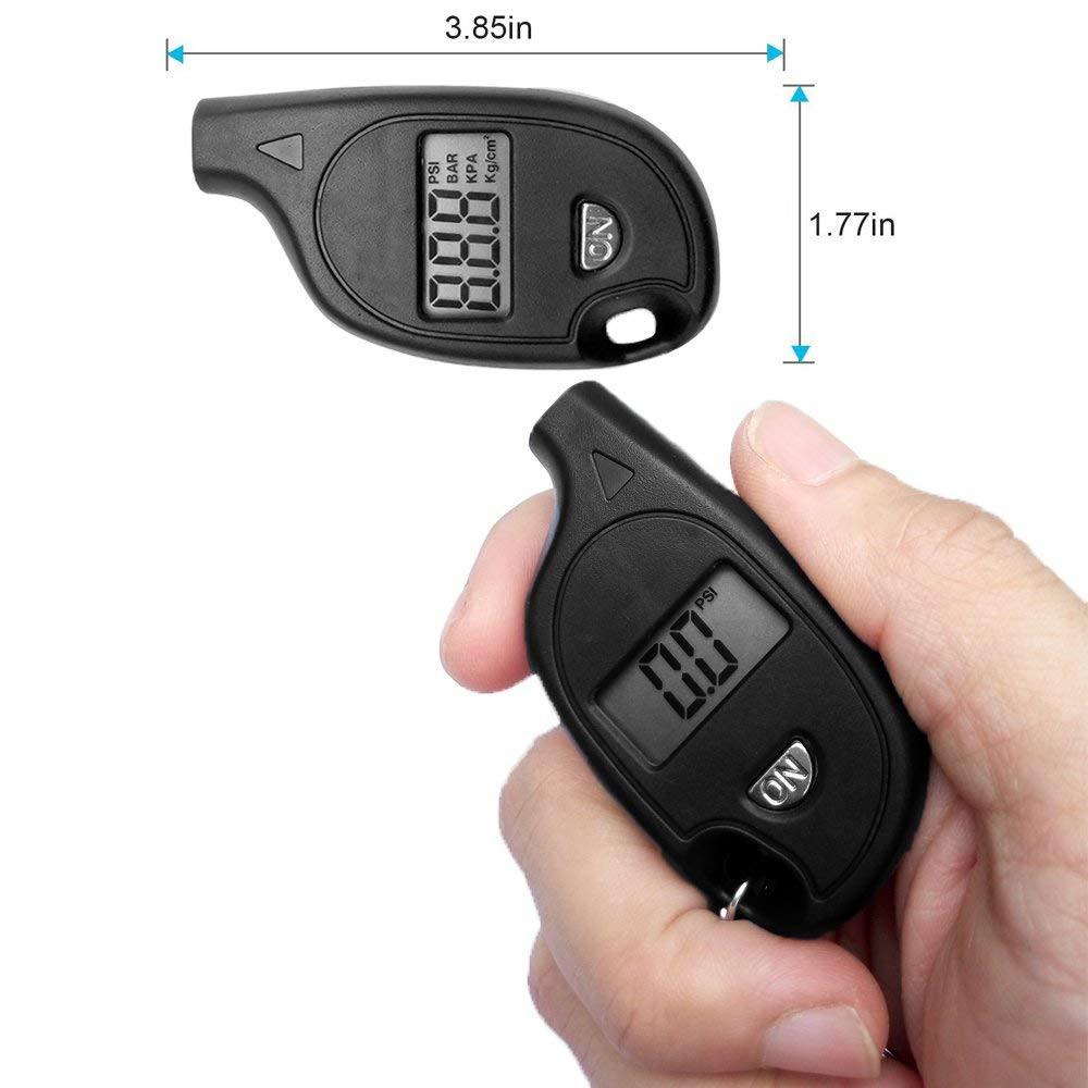 Medidor de presión de aire inalámbrico Digital HiMISS, medidor de seguridad para coche, probador de neumáticos para Sensor de presión de rueda automático