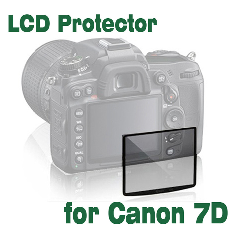 professionele lcd optische glas screen protector voor canon 7d compact glas beschermfolie camera accessoires