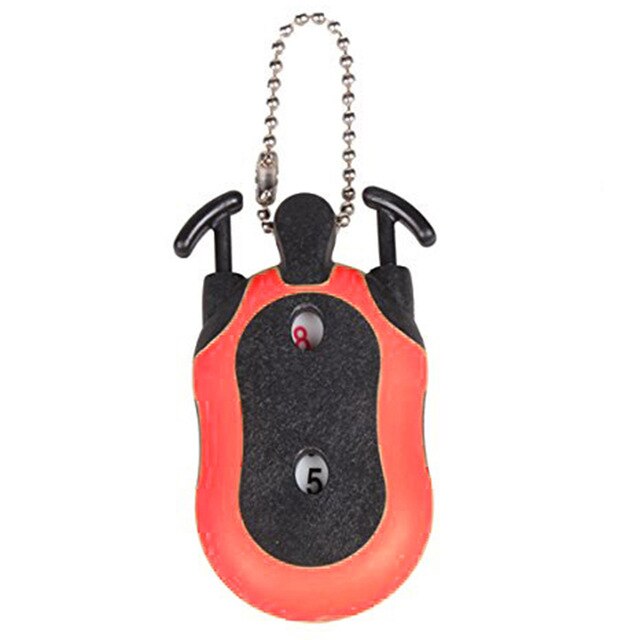 Marqueur de Golf 2 en 1, compteur de coups, Putt, marqueur à deux chiffres, aide à l'entraînement, accessoires de Golf: Red
