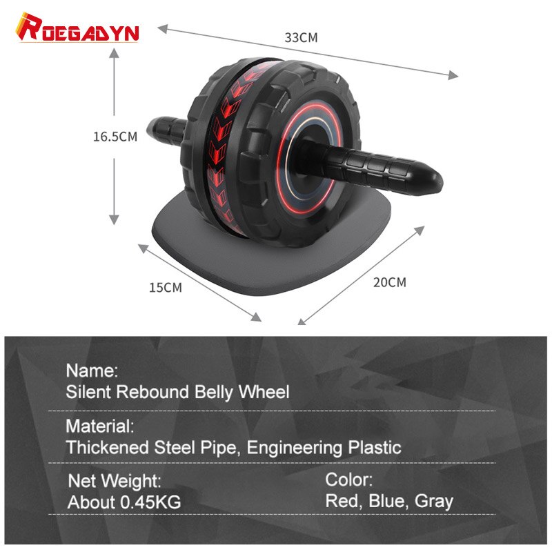 Abs Bodybuilding Equipment Roller For Press Machine Gym Fitness Roller Ab Wheel Roller Abdominal Wheel Press Exerciser At Home