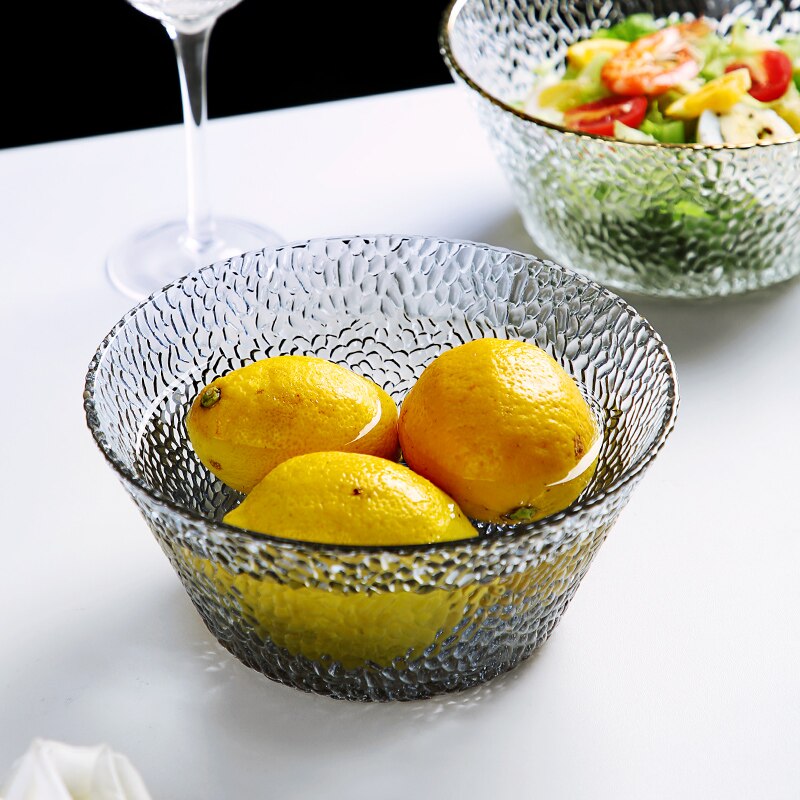 Salatbolle glass fruktsuppe dessert snacks blande grønnsaker bolle stor 1500ml kjøkkenservise