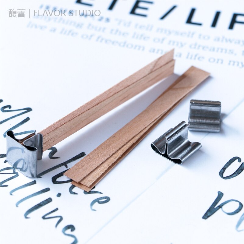 DIY fragrance candle making soy wax core glass wax core wood candle core cotton thread candle cup wax material: 9cm 20pcs