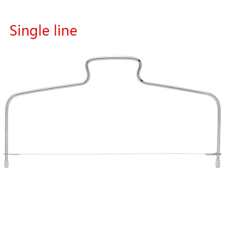 Double Line Adjustable Stainless Steel Metal Cake Cut Tools Cake Slicer Device Decorating Mold Bakeware Kitchen Cooking Tool: Single line