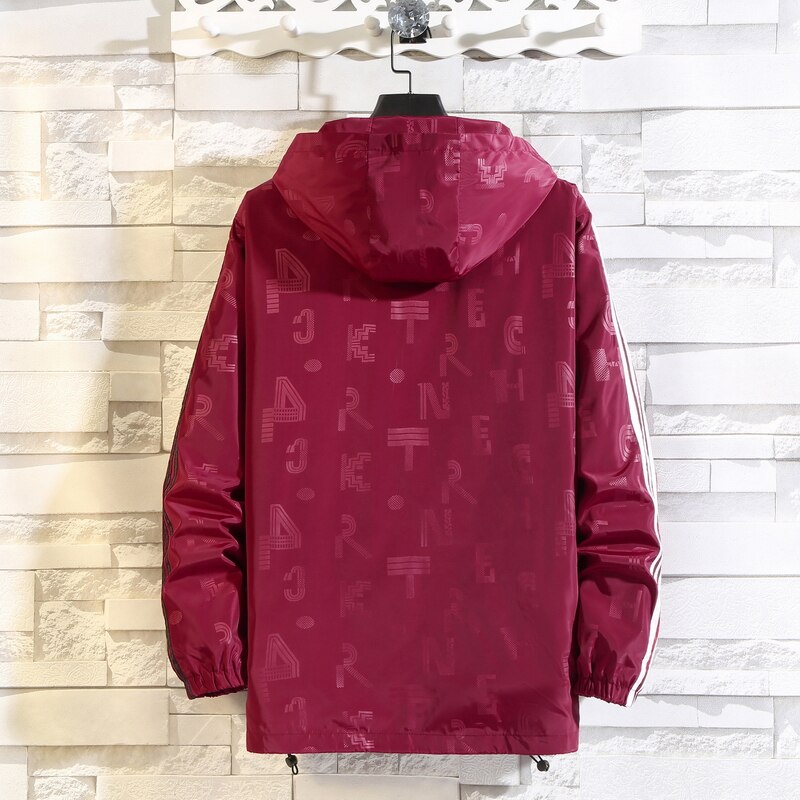 Plus size 10xl 9xl 8xl 7xl forår efterår herretøj afslappet løst streetwear bomber sort jakke