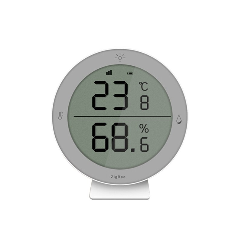 ZigBee 3.0 Temperature And Humidity Sensor Gas Analyzer Air Monitor Meters LCD Screen Display Smart Home Security