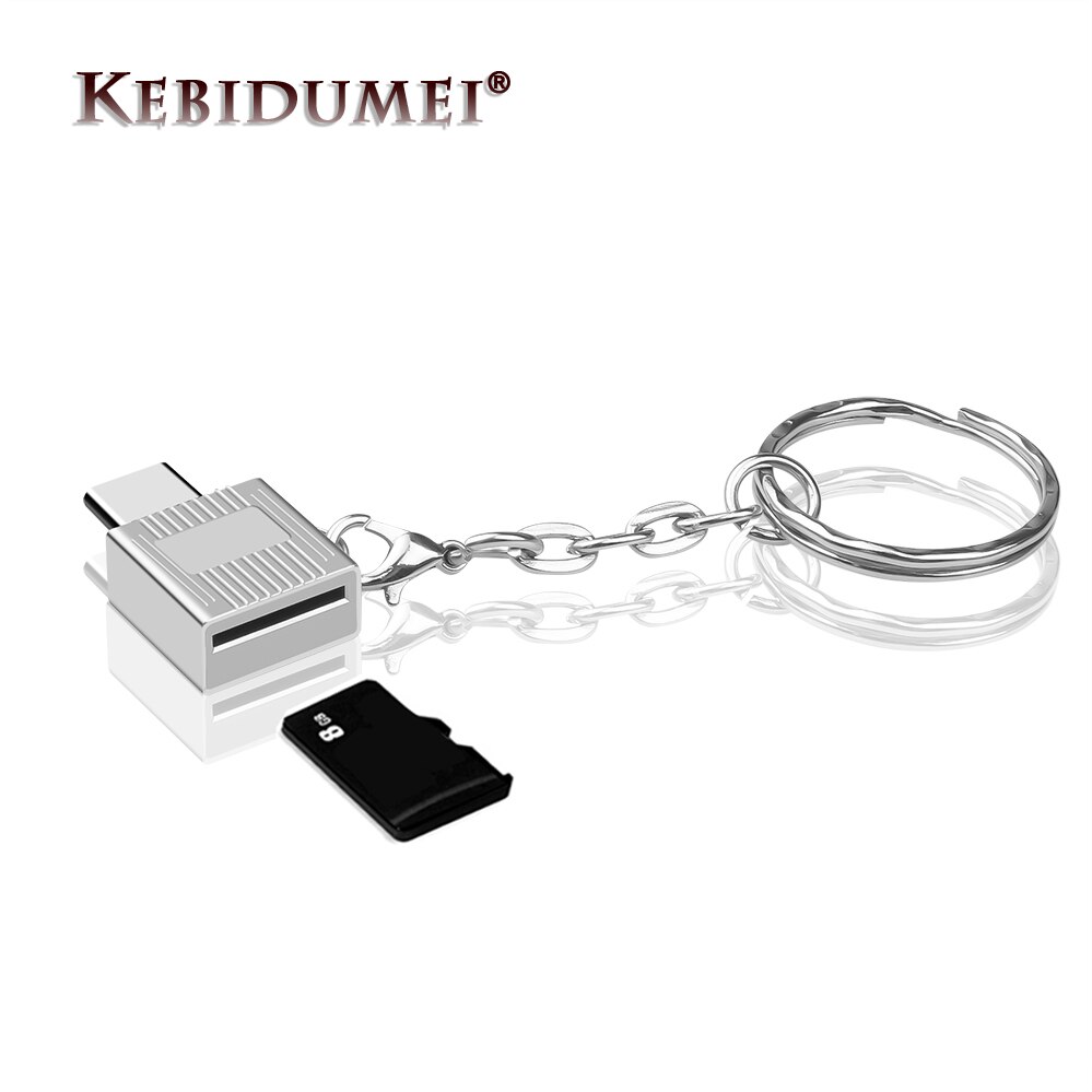 Kebidu mini-kartenleser typ c usb 3.1 micro sd tf speicherkartenleser micro-usb-kartenleser für macbook und smartphone mit typ-c-schnittstelle