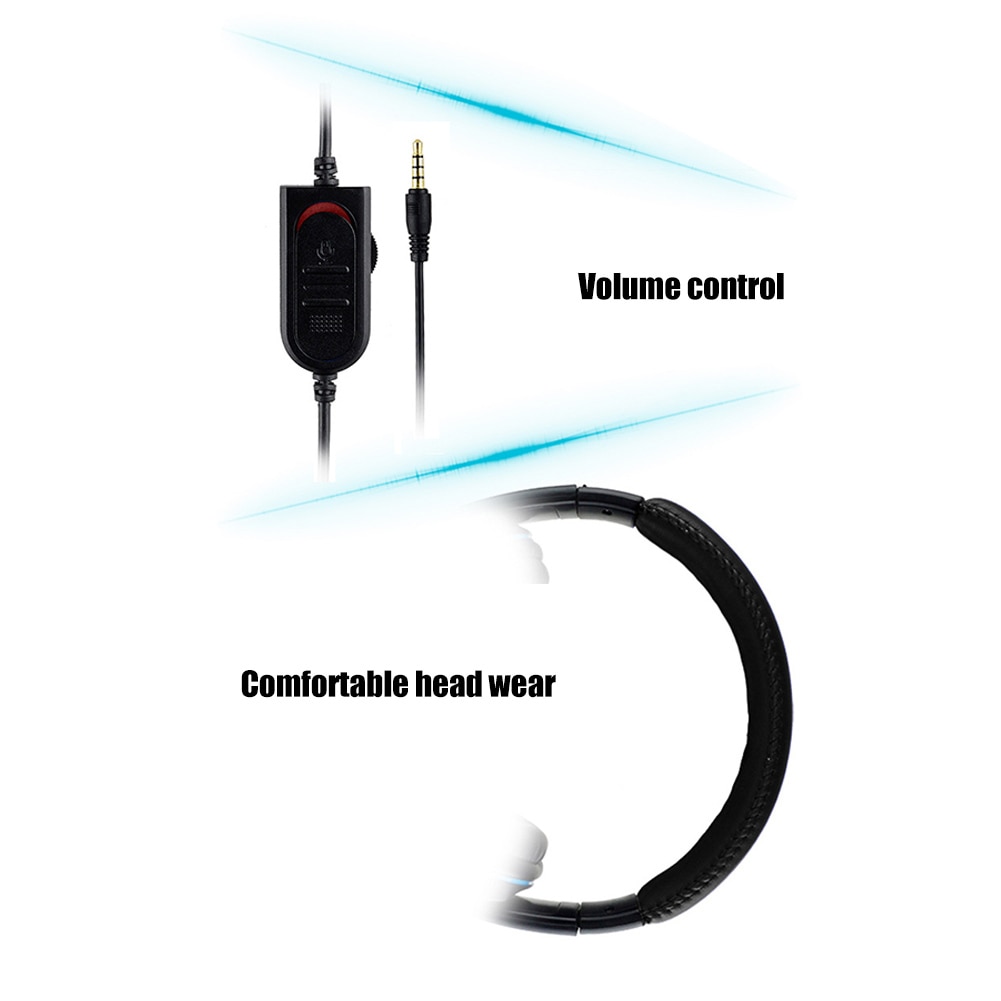 Goede Op Ear Headset Gamer Stereo Deep Bass Gaming Hoofdtelefoon Oortelefoon Met Microfoon Voor Computer Pc Laptop Notebook
