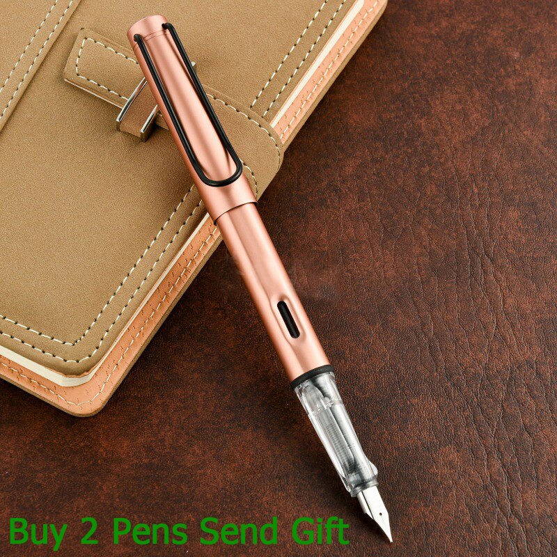 Al Star Meal Ink Fountain Pen Office Writing Pen Buy 2 Pens Send: Rose Pen