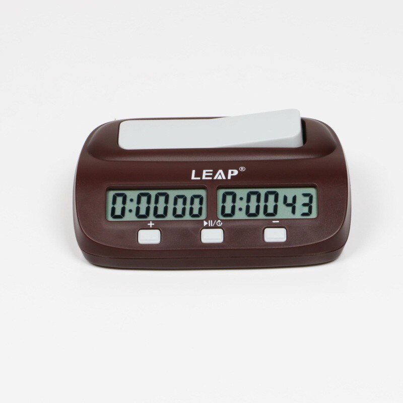 LEAP Chess Clocks Digital Count Timer Sports Electronic Checkers Clock Chinese Backgammon Board Game Set: no box