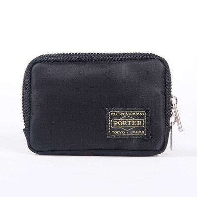 Men Wallet Nylon Cloth Short Wallet Female Handbag Casual Women Wallets Youth Purse: Black