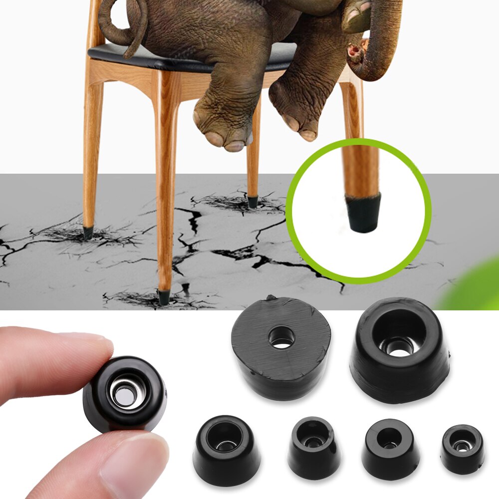 20 piezas antideslizante de goma para mesas, almohadillas para patas de muebles, alfombrilla para azulejos, muebles