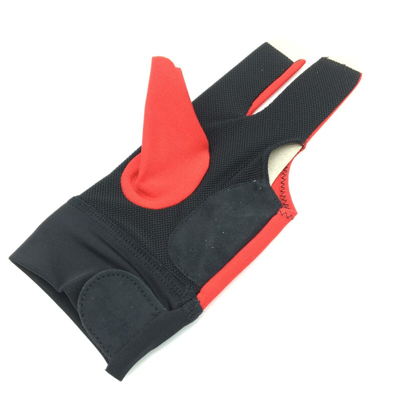 1 st rode Adam Biljart Handschoenen Hoge elastische en punch vel Biljart handschoenen linkerhand snooker handschoenen