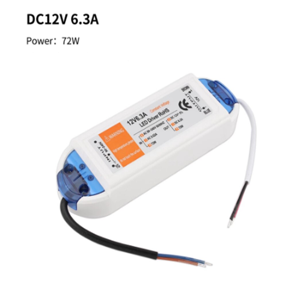 Led Transformator Driver Voeding Adapter Led 12V 18W 28W 48W 72W 100W Led driver Verlichting Voeding Ac Dc 220V Naar 12V: 1pcs / 12V 72W