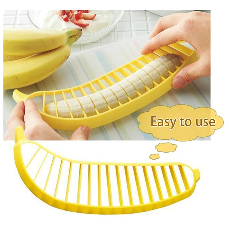 Huishoudelijke Banana Cutter Banana Slicer Multifunctionele Fruit Groente Worst Cereal Cutter Keuken Koken Gadgets