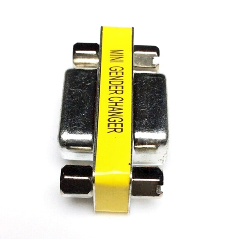 MINI Gender Changer adapter Com D-Sub to Male Female VGA plug connector 15pin