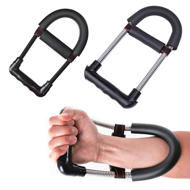 Spring Steel Hand Grip Arm Trainer Forearm Hand Wrist Muscle Exercises Force Power Training Home Gym Workout Fitness Equipment