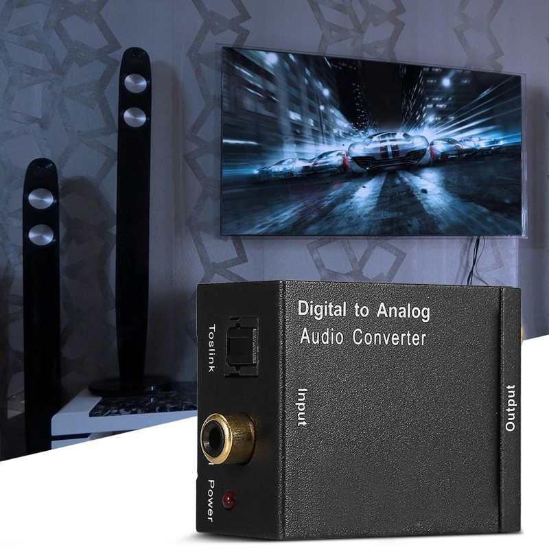 Adaptador Coaxial A óptico De Audio Digital Convertidor Herramientas Para Casa Y Soledad Convertidor De Audio Digital Coaxial A Optico