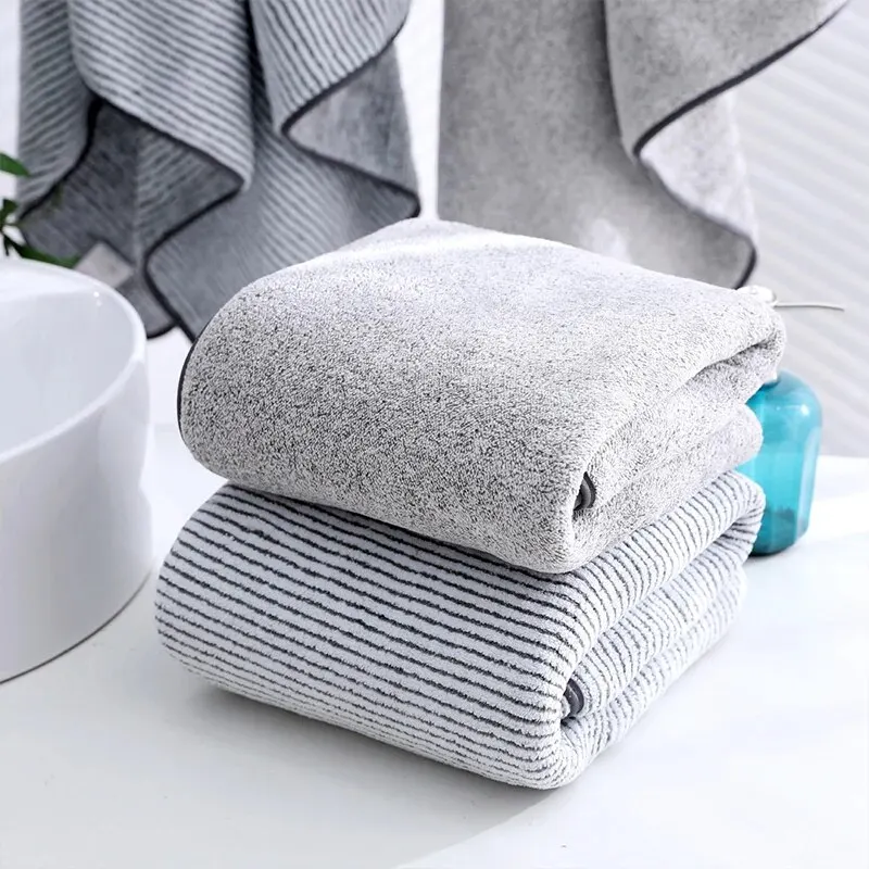 Verdikte badhanddoeken Het lichaam Microvezelhanddoek Gym Sport Douche Robe Spa Beath