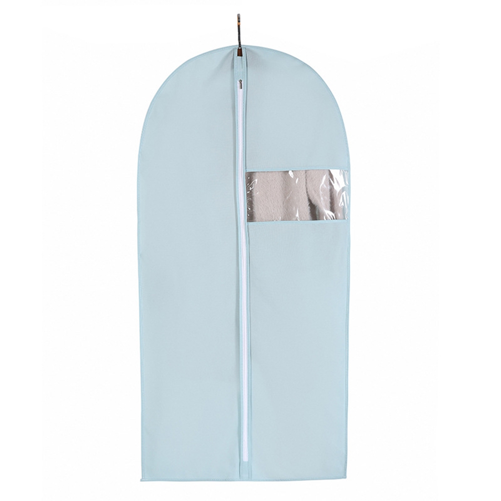 Housse de costume pour hommes, sacs de protection suspendus, sac de rangement pour vêtements, garde-robe, poussière de vêtement, étui de voyage avec fermeture éclair: Bleu / 60x140CM