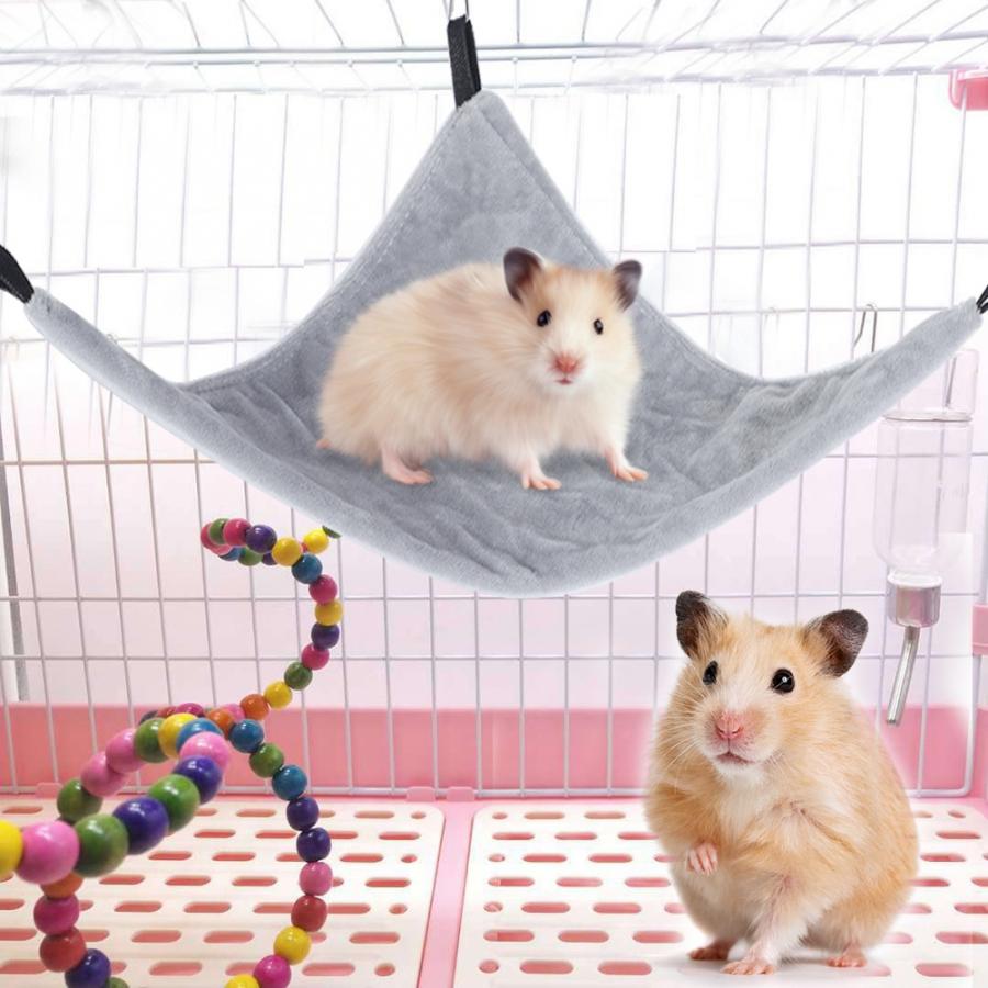 Hamster Accessoires Kleine Huisdier Hangmat Opknoping Bed Voor Eekhoorn Hamster Suiker Zweefvliegtuig Pig Warme Opknoping Kooi Eekhoorn Hangmat