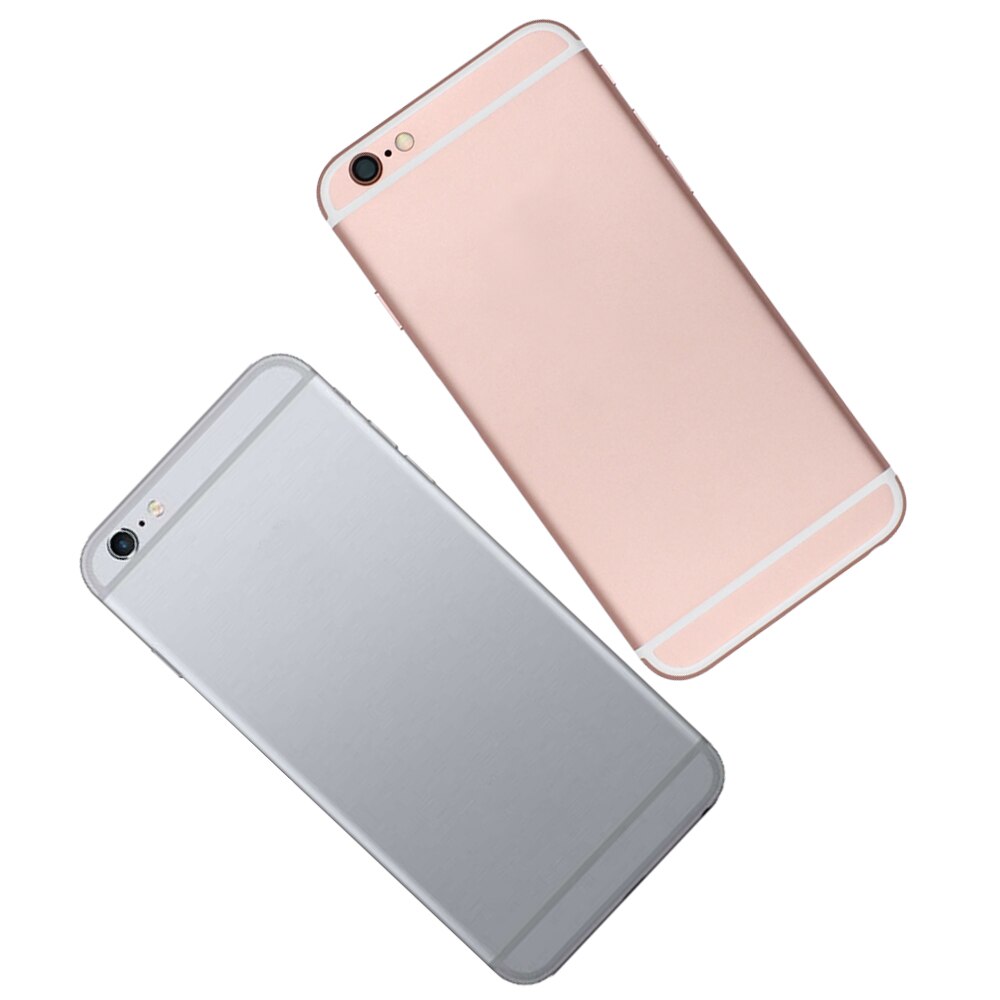 Terug Behuizing Voor Iphone 6G / 6S / 6 Plus / 6S Plus Batterij Achterdeur Cover midden Frame Chassis Body + Imei Vervanging