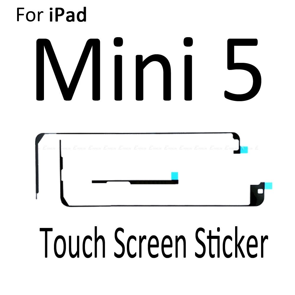 2set/lot 3M Adhesive Middle Frame Glue Sticker For iPad Air 2 3 4 Mini 1 2 3 4 5 Touch Screen Digitizer Strip Tape: Touch Screen Mini 5