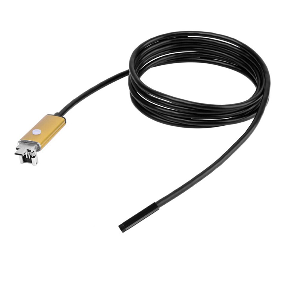 Usb endoskooppikamera 2 in 1 2mp 1 m 2 m 10m 720p hd android mobile 8mm ip67 vedenpitävä käärmeputken tarkastuskamera