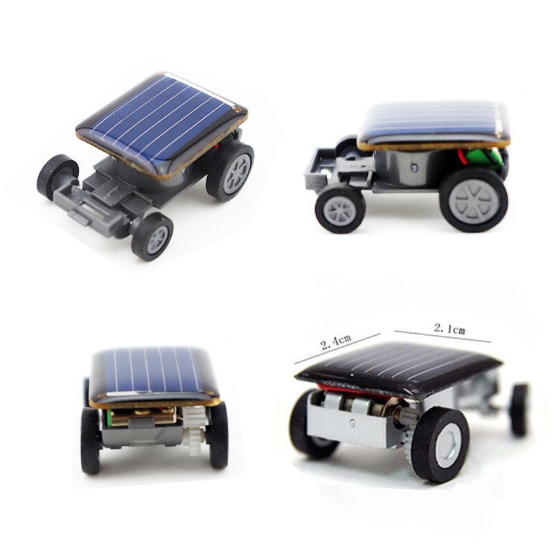 Creatieve Mini Zonne-energie Auto Model Zonlicht Speelgoed Kit Gadgets Educatief Baby Kids Speelgoed Voor Kinderen Strange Black