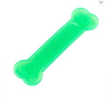 Chewers hundetandbørste doggy hvalp tandpleje til hund kæledyr hund tyggelegetøj gummiben hundelegetøj aggressiv suministros para perros: Grøn