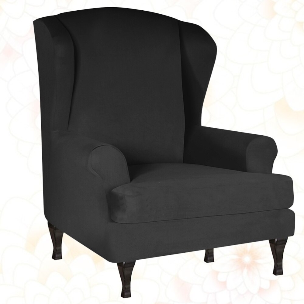 Chic Recliner Chair Cover Chic Household Chair Seat Slipcover Practical Chair Protector Home Ornament for Living Room Dining Roo: Black