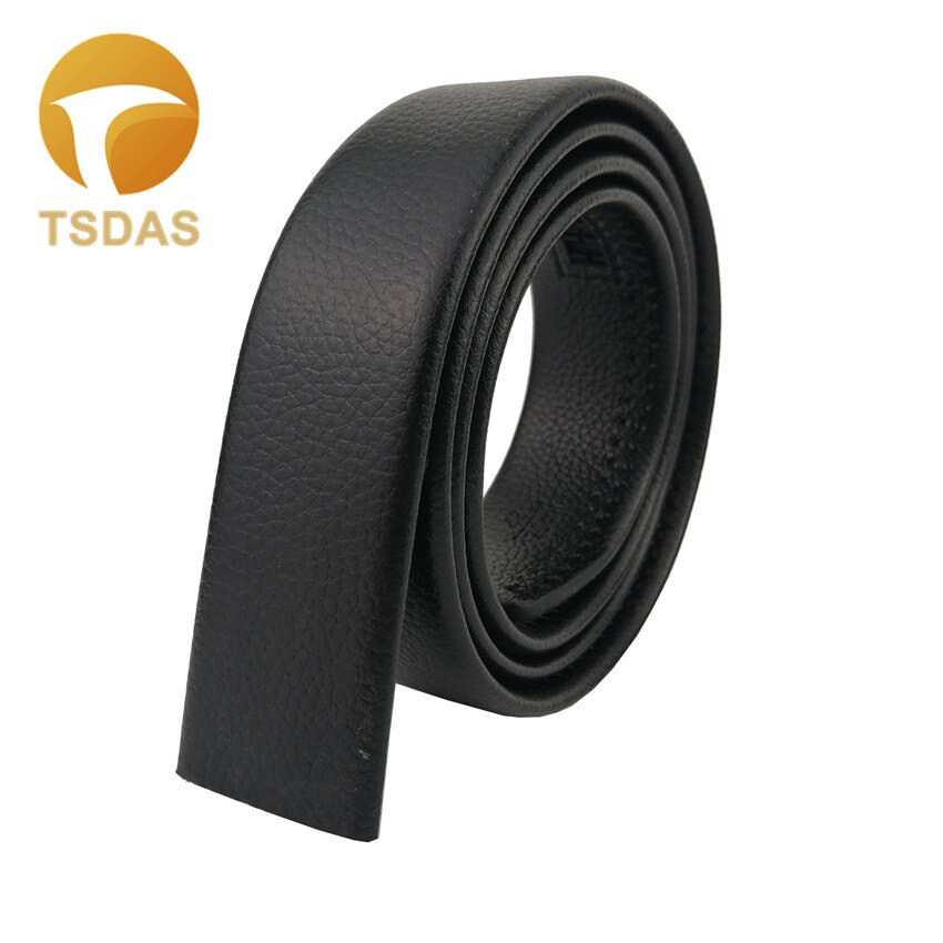 Automatische gesp voor heren leren riem zilver heren riemgesp: Zwarte band