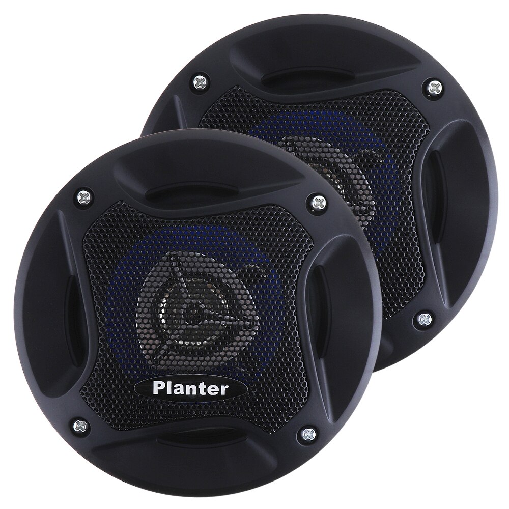 Bocina Universal para coche, claxon de 4 pulgadas, 4Ω, 12V, 280W, 91dB, tipo Coaxial y frecuencia completa con 30Hz-30KHz, se adapta a la mayoría de autos, 2 uds.