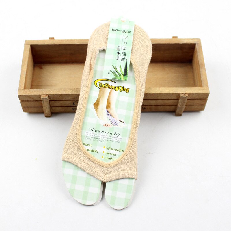 Summer Thin Boat Socks Women Open Toe Invisible Breathable Comfortable High Heels Low Cut Sweet Casual Solid Color Girls Sock: 10