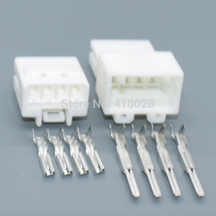 shhworldsea car 4pin 2.2mm male female connector fuse plug connector automotive wiring terminal socket 936227-1 936238-1