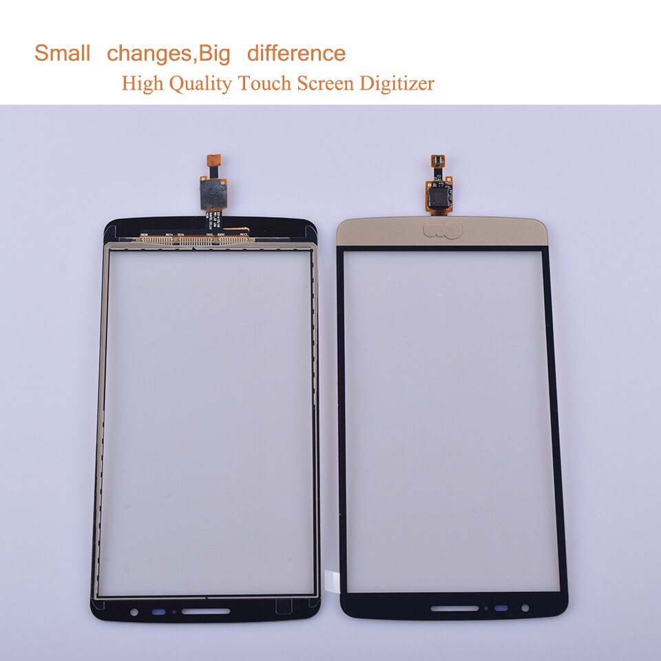Voor lg  g3 stylus  d690n d690 touchscreen touch panel sensor digitizer front glas buitenlens touchscreen geen lcd zwart wit goud