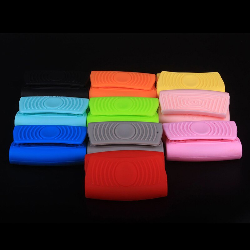 Siliconen pannenlappen 2 stuks praktische hittebestendige handschoenen oven mini handschoenen hittebestendige anti-verbrandingshandschoenen houders hittebestendige handschoenen