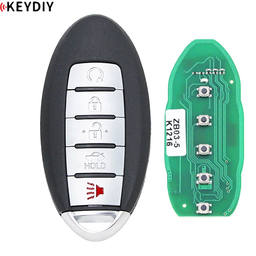Keydiy Originele Kd Smart Key Universal Multi-Functionele Zb Serie Afstandsbediening Sleutel Voor KD-X2 Key Programmeur: ZB03-5